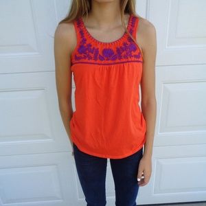 Orange Tank Top